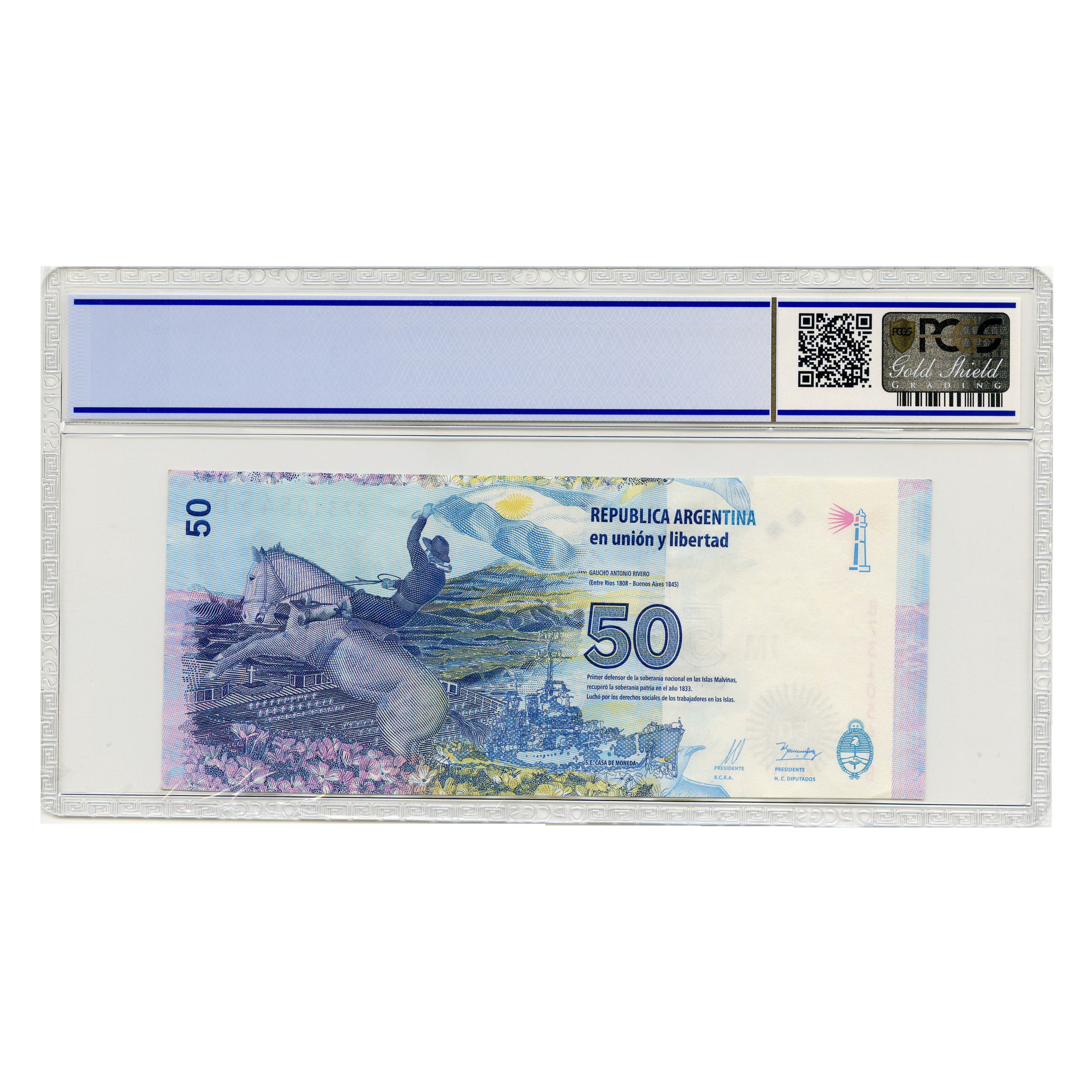 Argentine - 100 Pesos - 87310545B revers