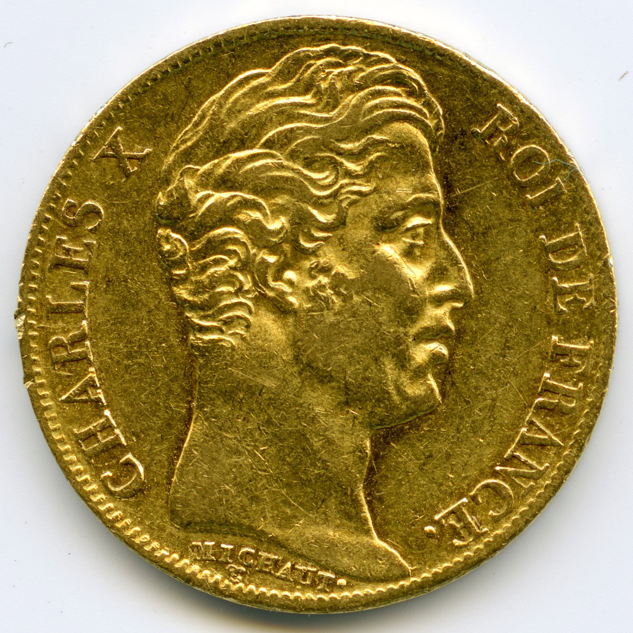 Charles X - 20 Francs - 1828 W avers