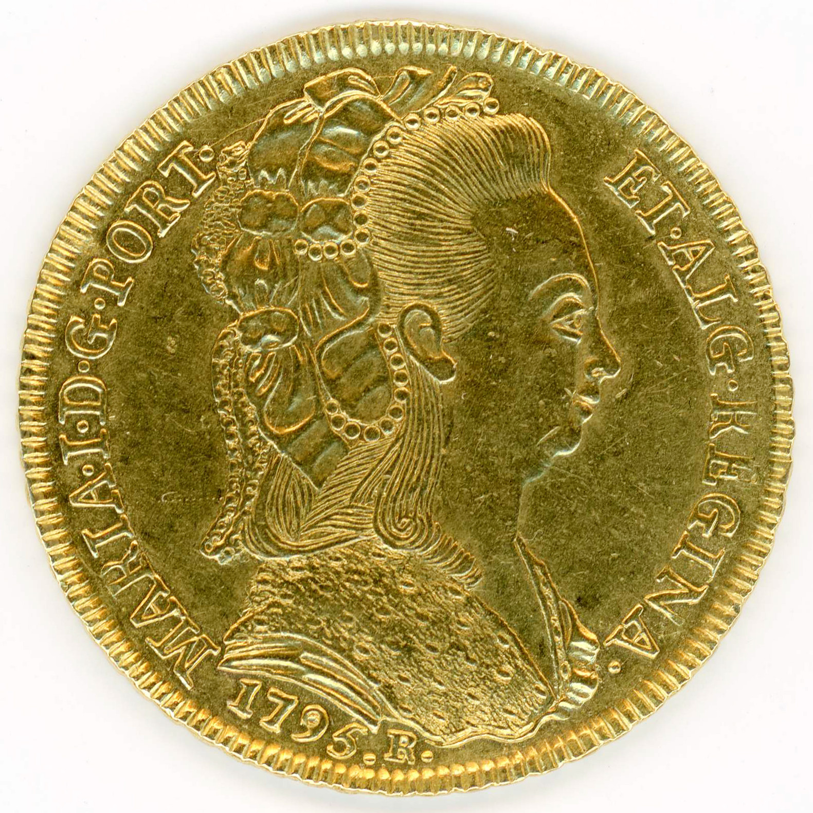 Brésil - Marie Ier - 6 400 Reis - 1795 avers