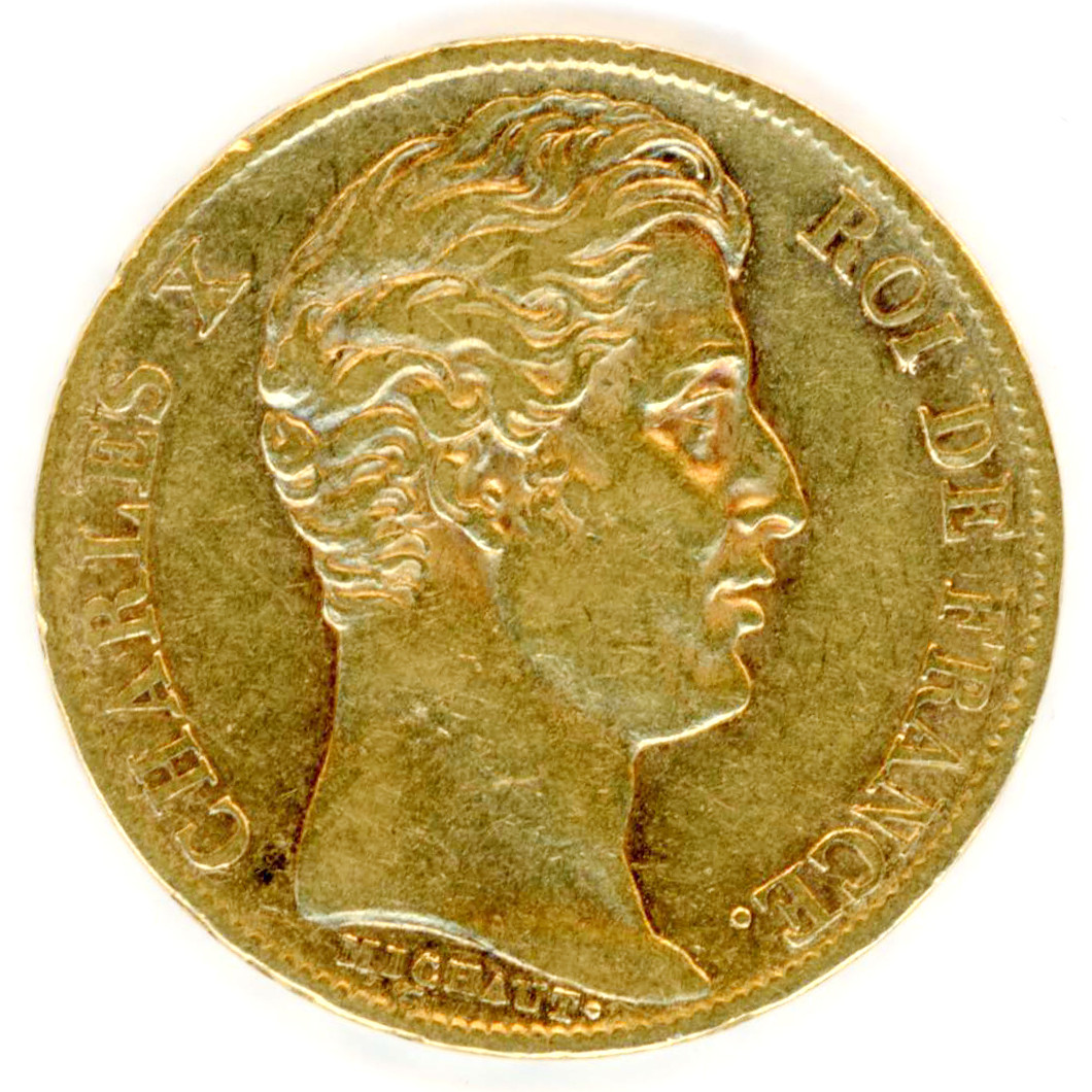 Charles X - 20 Francs - 1825 A avers