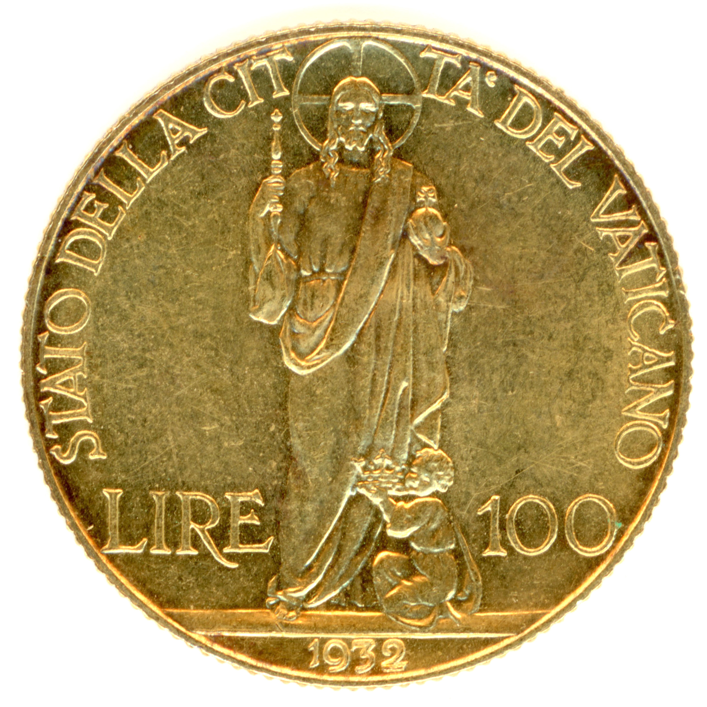 Vatican - Pie XI - 100 Lire - 1932 revers