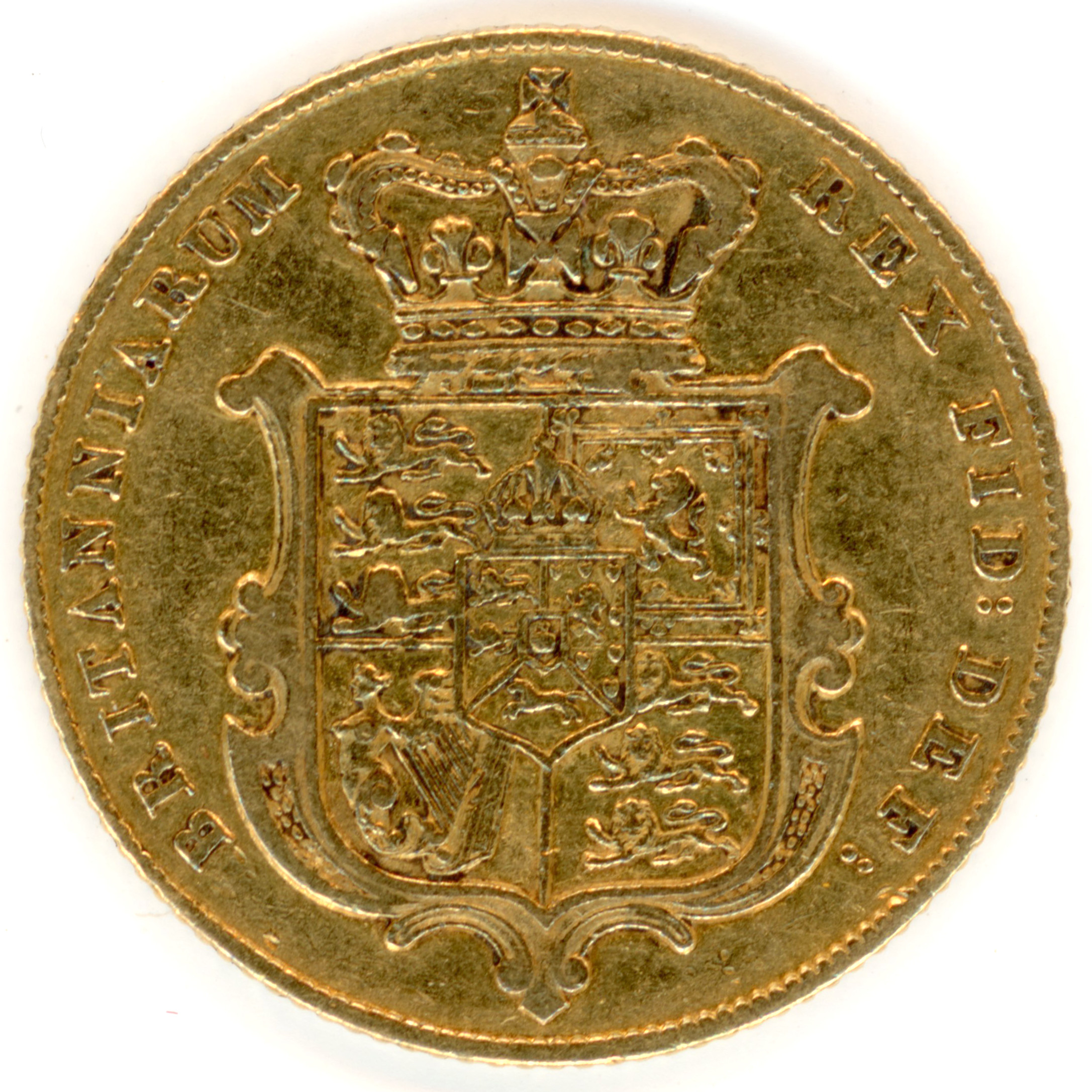 Grande-Bretagne - 1 Souverain - 1829 revers