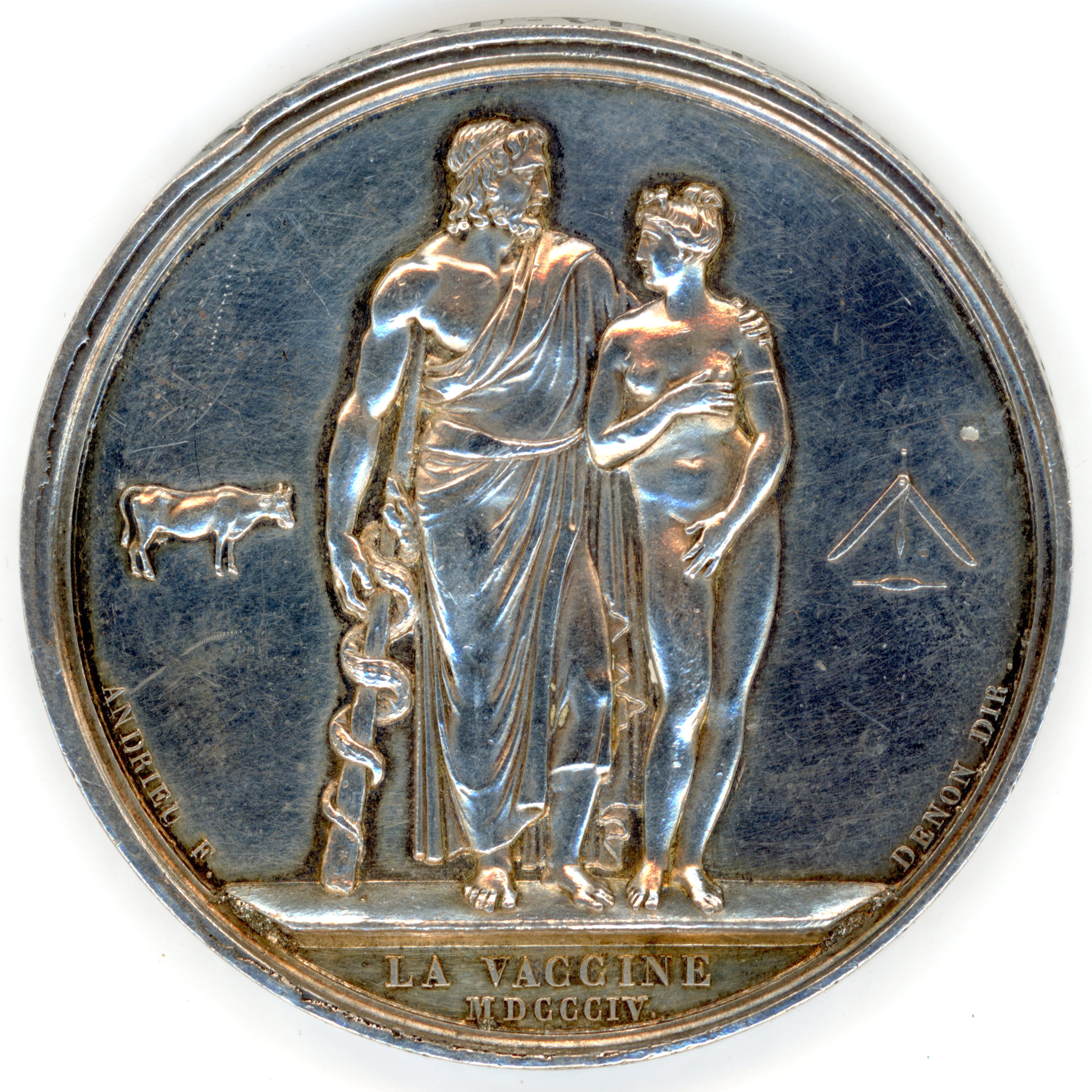 Louis-Philippe Ier - Médaille de la Vaccine - 1837 revers