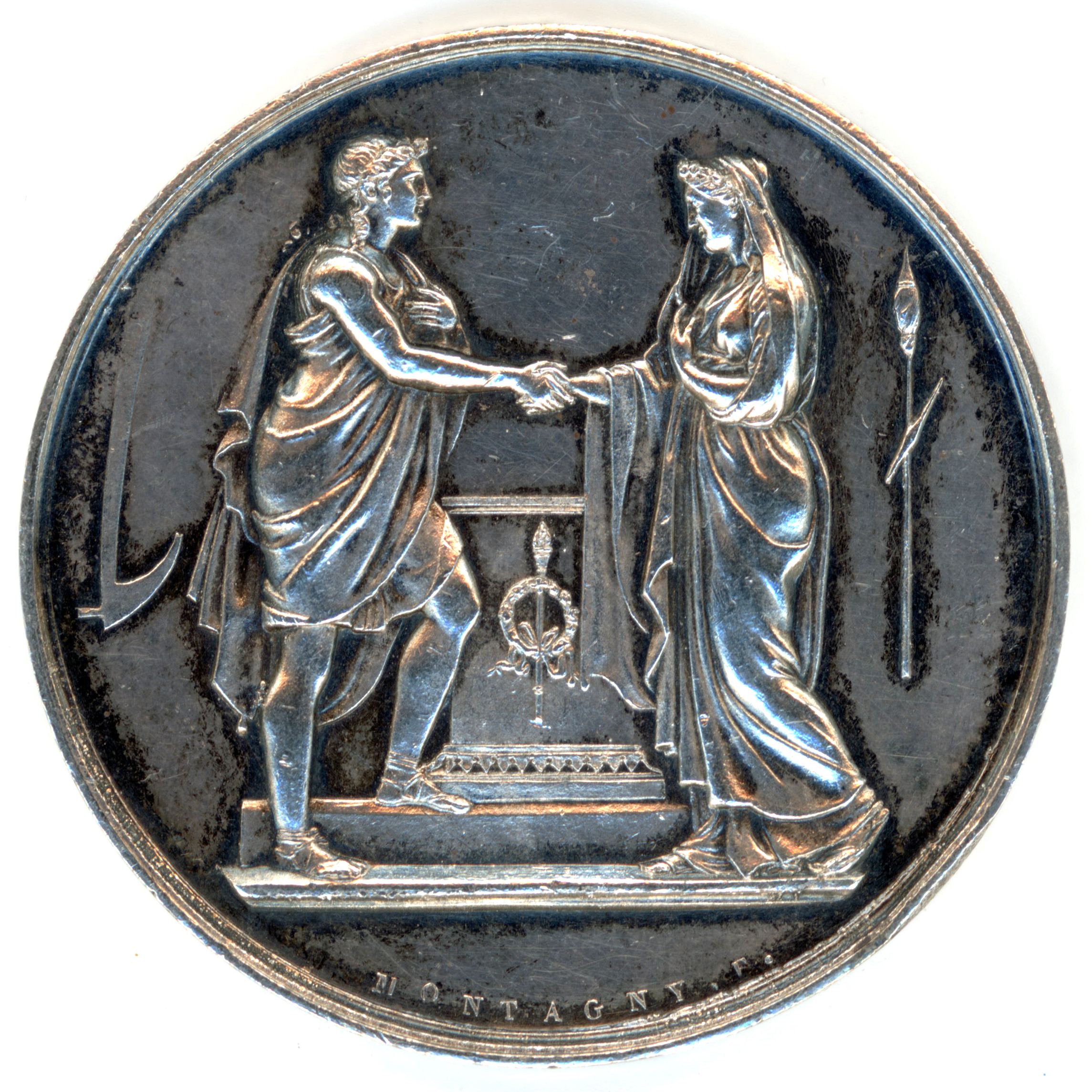 Médaille de Mariage - 1865 avers