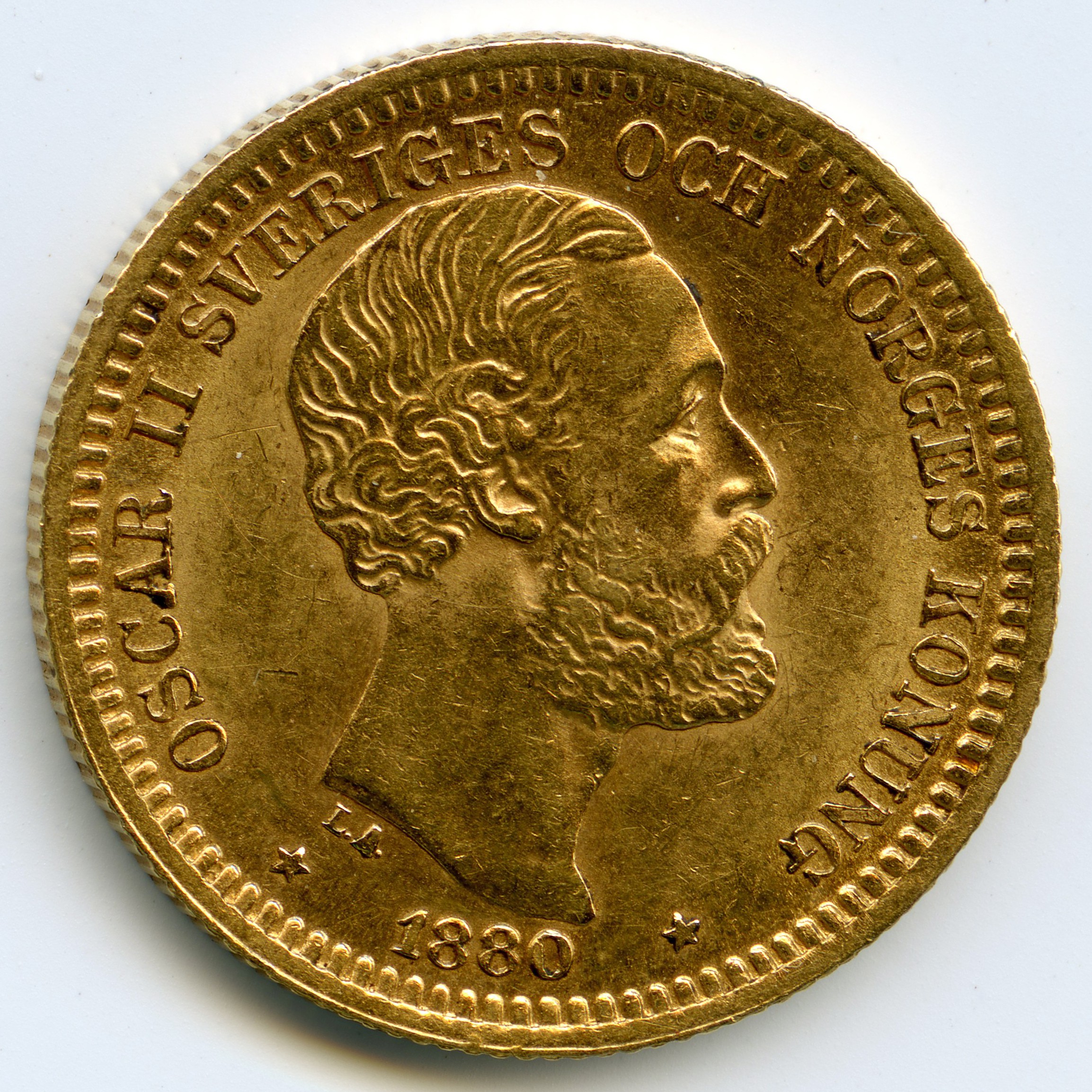Suède - 20 Kronor - 1880 avers