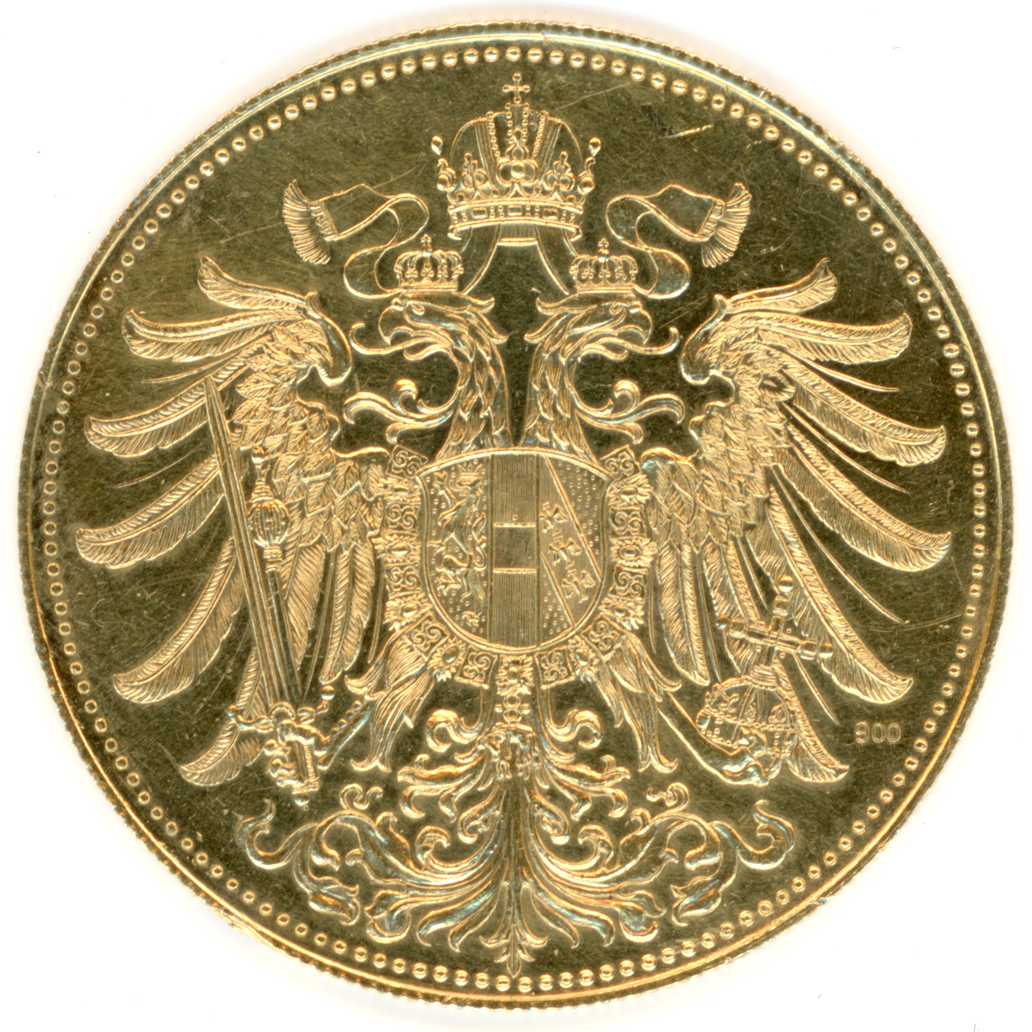 Autriche - Médaille Or - L'Impératrice d'Autriche revers