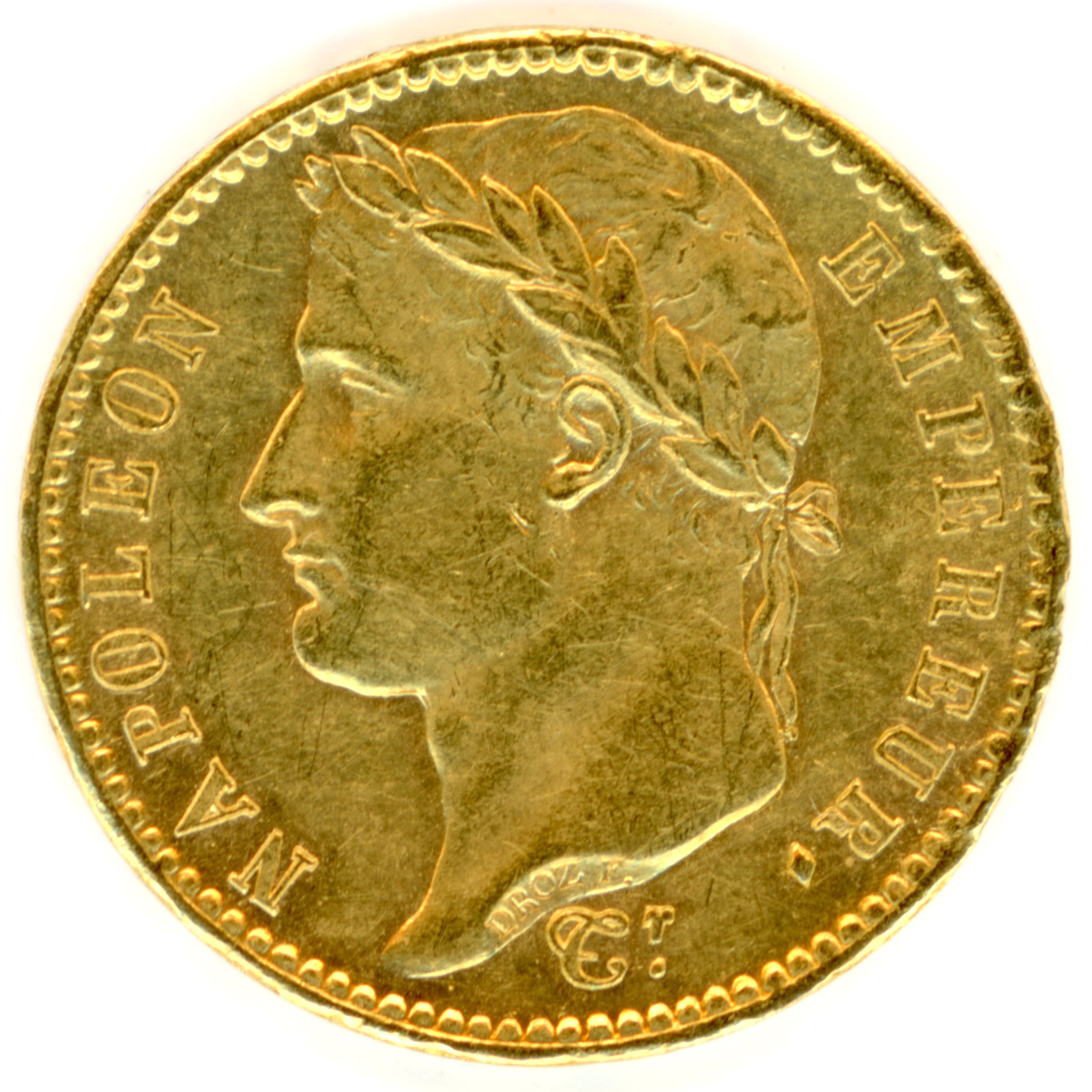 Napoléon Ier - 20 Francs - 1813 A avers