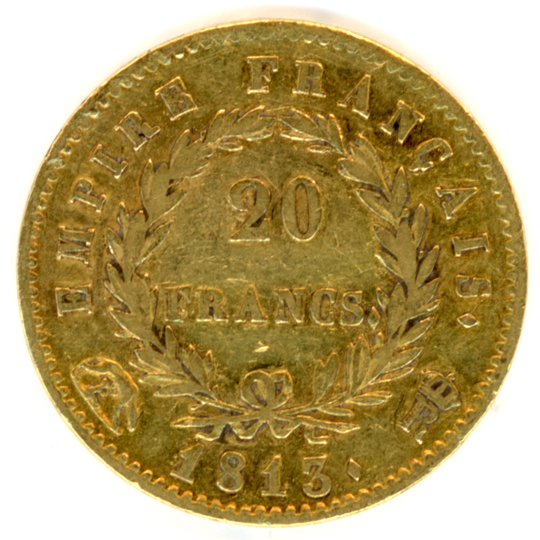 Napoléon Ier - 20 Francs - 1813 - Rome revers