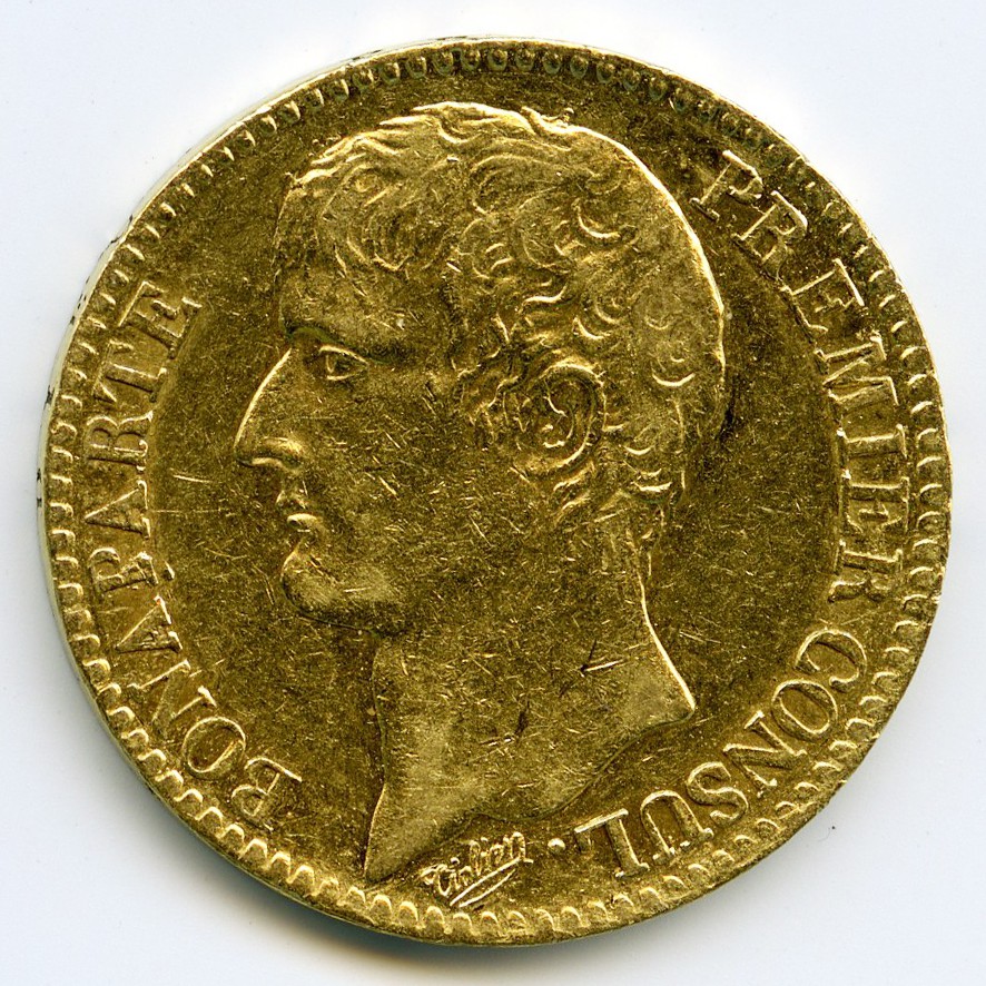 Bonaparte - 40 Francs - L'An 12 A avers