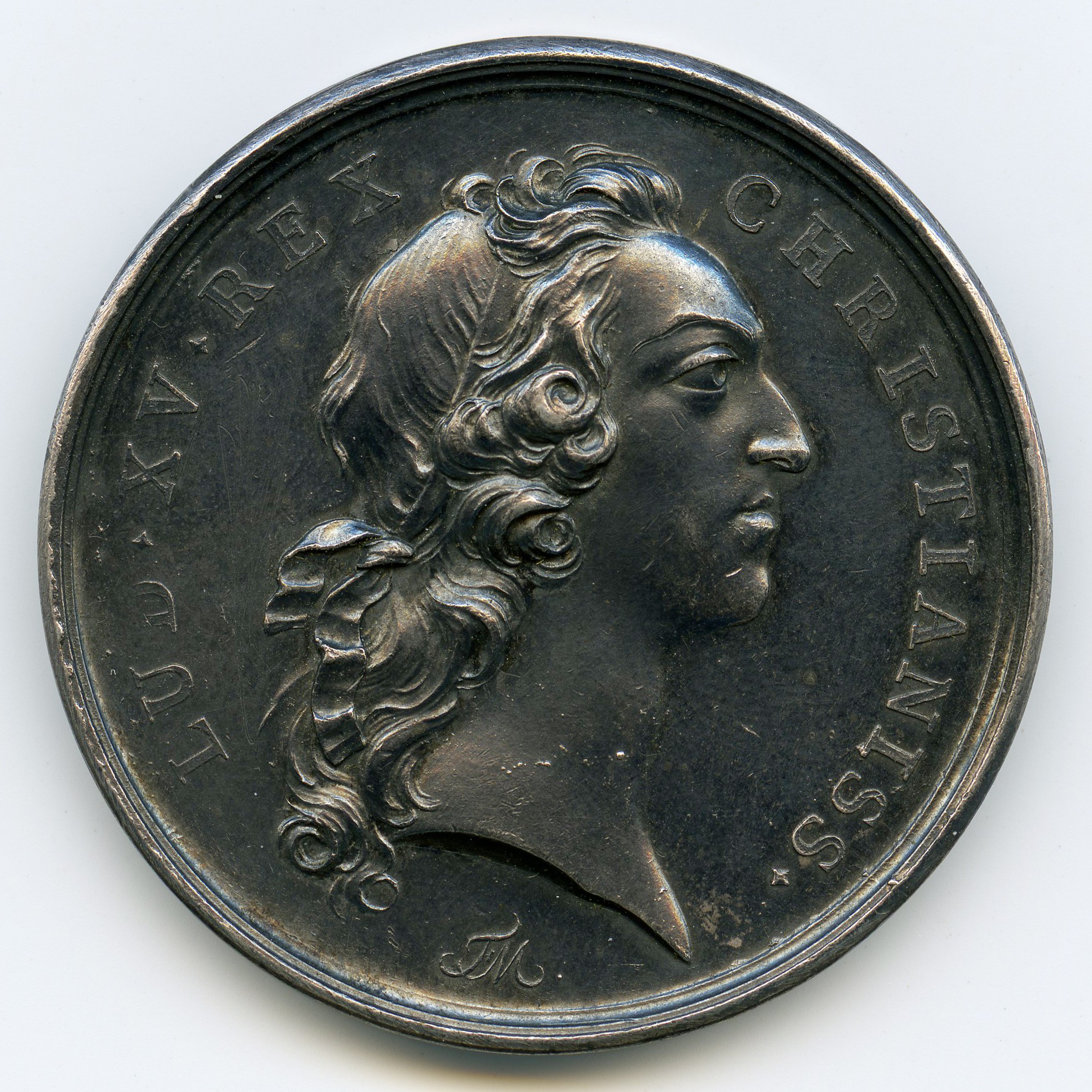Louis XV - Médaille argent - 1764 Paris avers