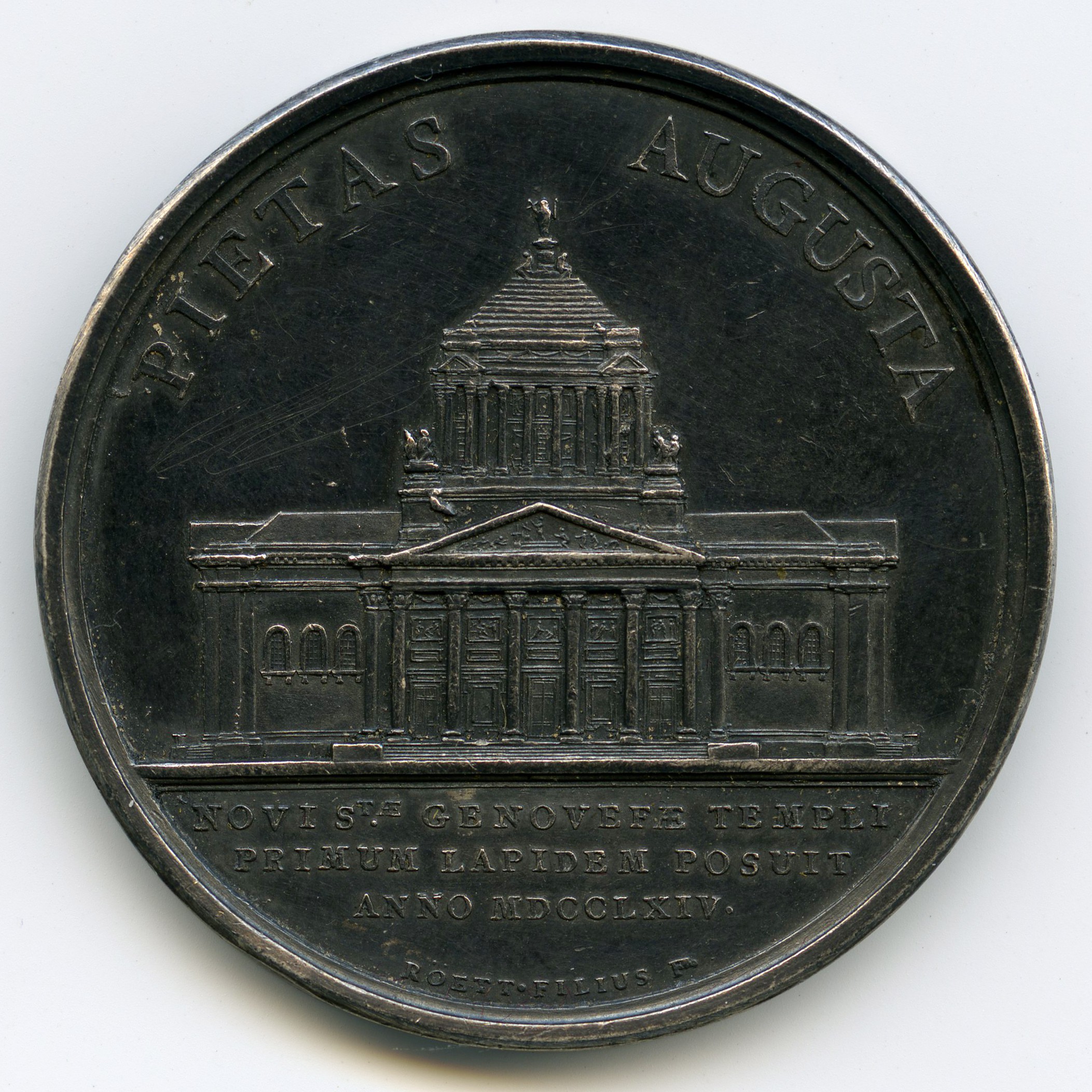 Louis XV - Médaille argent - 1764 Paris revers